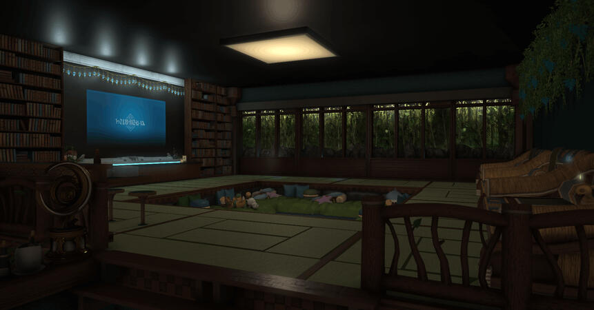 Our Loft Cuddle Pit - where we hold movie events or you will find people hanging out! Our Loft Cuddle Pit - where we hold movie events or you will find people hanging out!